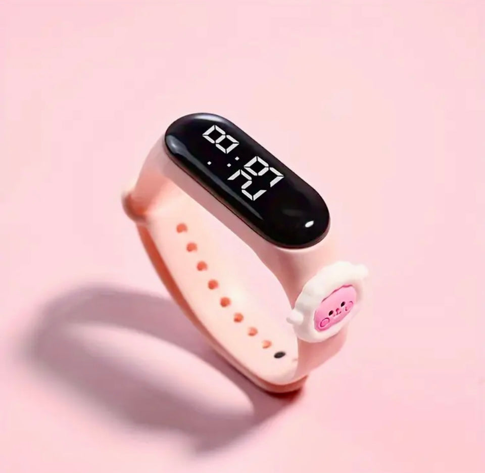 LED Touch Screen Wrist Watches with Cartoon Characters