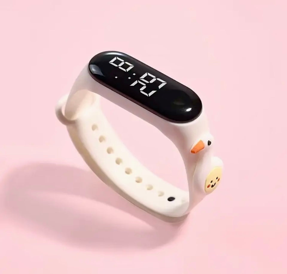 LED Touch Screen Wrist Watches with Cartoon Characters