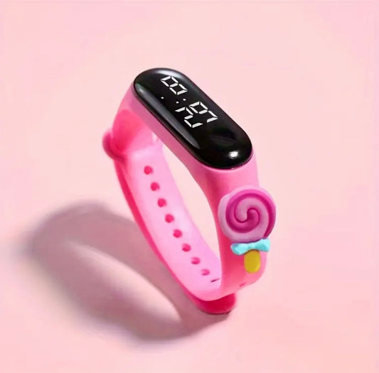 LED Touch Screen Wrist Watches with Cartoon Characters